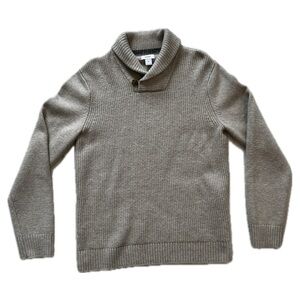 Old Navy Men Shawl Collar Button Sweater Medium